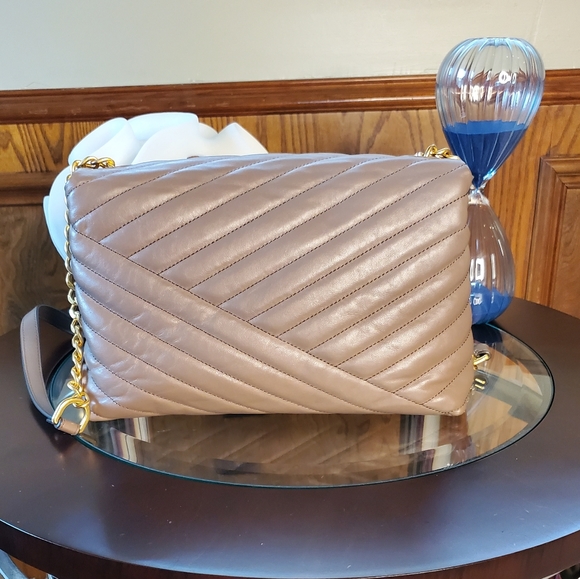 Tory Burch Kira Chevron Flap Shoulder Bag - Picture 3 of 9